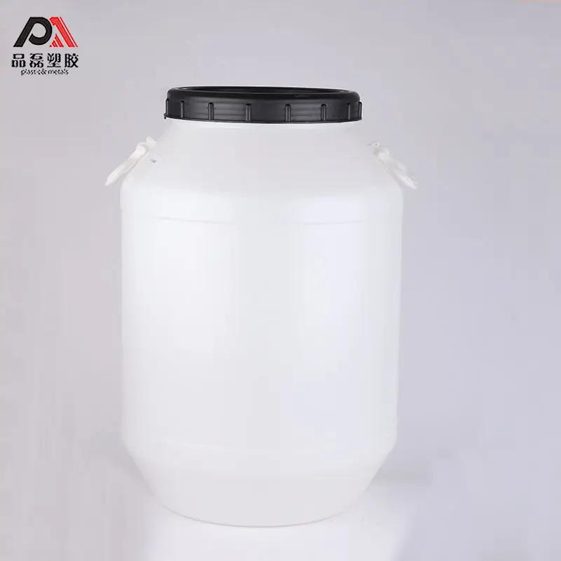 25L 50L 100% HDPE white/blue plastic drum barrel