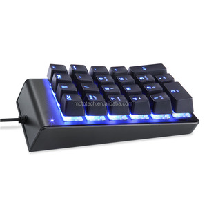 MOTOSPEED K22 Mechanical <strong>Numeric</strong> <strong>Keypad</strong> Wired 22 Keys Mini Numpad Backlight <strong>Keyboard</strong> Extended Layout Factory - Product Image 4