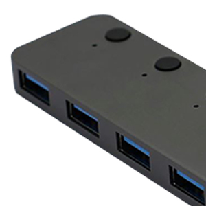 PEC-H080 <span class=keywords><strong>Usb</strong></span> 3.0 <span class=keywords><strong>Hub</strong></span> Met 4 Poorten Voor Gegevensoverdracht Met Schakelaar - Product Image 5