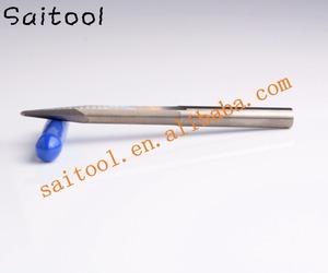 Sert ağaç ve gravür üzerinde büyük kabartma için üstün kaliteli katı karbür end mill konik top burun uçları - Product Image 6