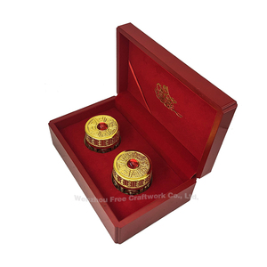 Promosyon lüks ahşap kutu İran safran 10 gram kırmızı lake kutusu sağlıklı gıda MDF ahşap kutu