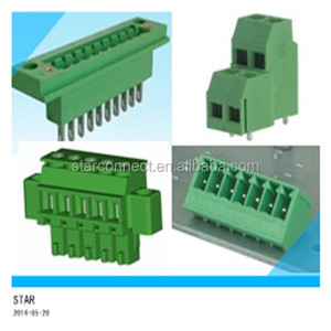 Bloco terminal feminino de 3 vias