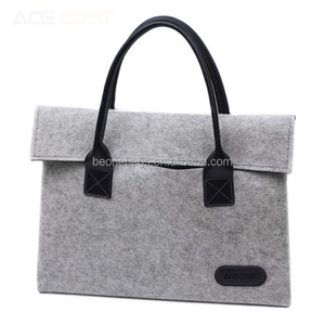Filz Laptop Aktentasche für Männer 14 Zoll Laptop Messenger Umhängetasche für Männer Notebook Tasche Fall Reise Computer Handtaschen