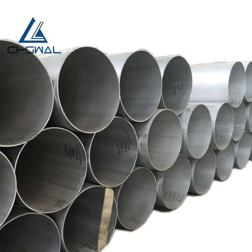 300mm 2024 6061 t6 large diameter aluminium round pipe 50mm thin wall aluminum tube