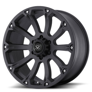Ağır hizmet tipi çok konuşmacı içbükey kamyon tekerlekler jantları 5-127 Wrangler için <span class=keywords><strong>18</strong></span> 19 20 inç mat siyah
