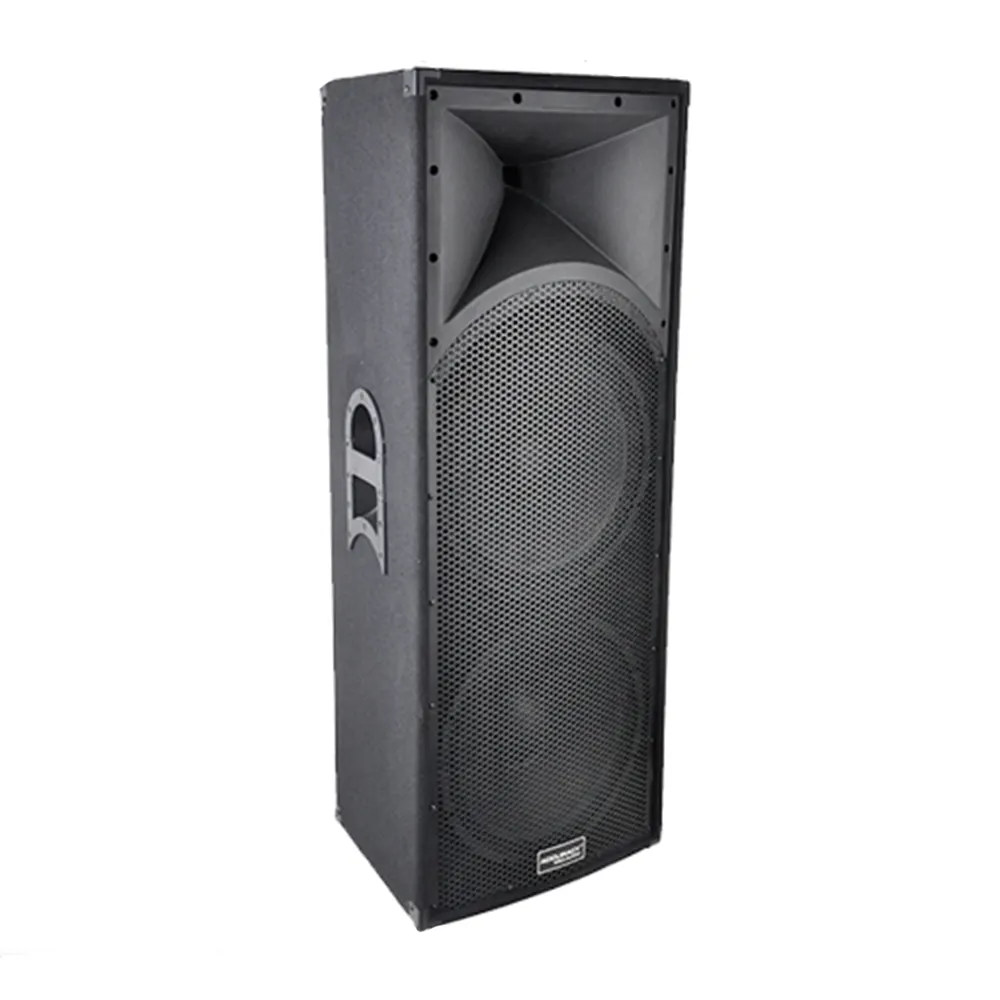 Caixa de som passiva, precisão pro áudio cq215 plywood armário de alta potência 3 vias 500w duplo 15 polegadas de áudio e vídeo 8 ohm 2*15 polegadas dj