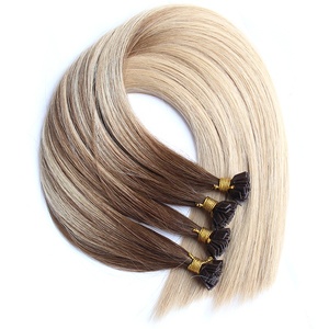 Full Cuticles Thick Bottom Double Drawn 100% ロシア原料Flat Tip Hair - Product Image 5