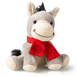 Sıcak satış özelleştirilmiş yumuşak hayvan dolması peluş gri renk eşek - Product Image 2