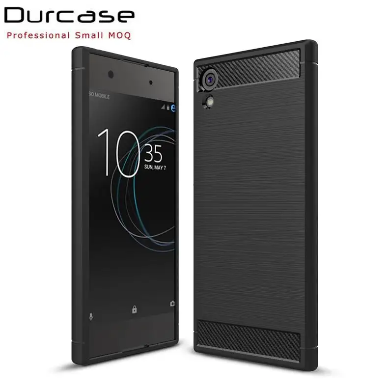 Đối với SONY Xperia Z6 Trường Hợp Carbon Fiber TPU, Điện Thoại Di Động Bìa đối với SONY Xperia Z6, Đối Với SONY Xperia Z6 Di Động Điện Thoại Trở Lại trường hợp