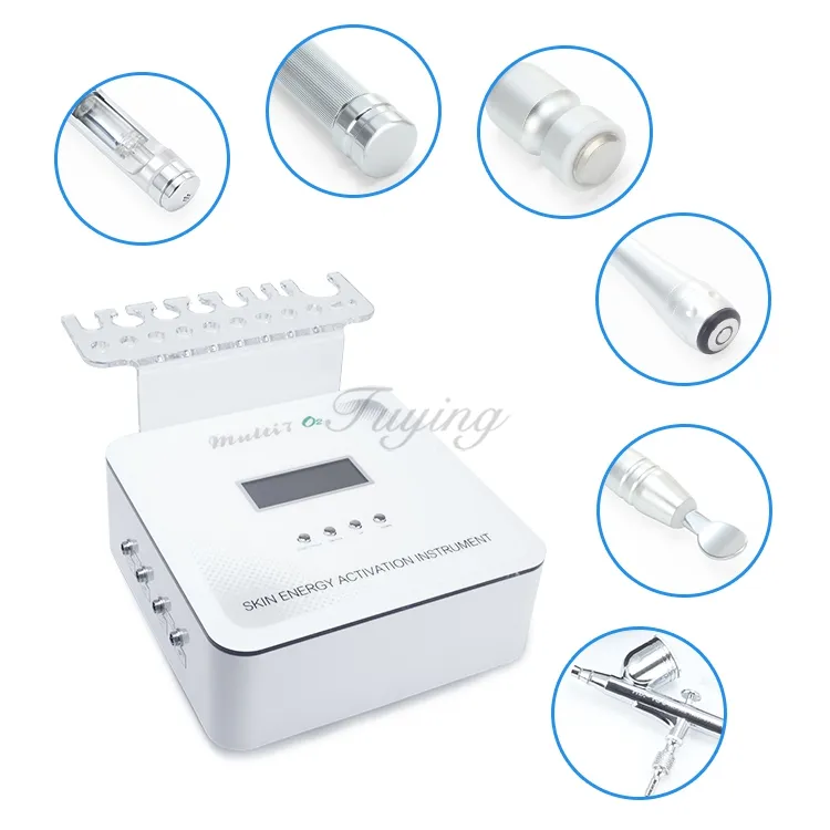 Professional salon use Facial Rf Cooling Dermabrasion Mesotherapy device Micro Current Facial machine