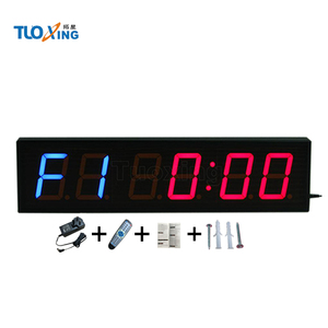 Tragbarer 6-stelliger 4-Zoll-LED-Intervall Crossfit Digital Muscle Driver Timer mit Fernbedienung - Product Image 2