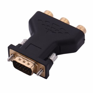 Переходник VGA на 3 RCA, переходник RGB Video Female to HD15-Pin VGA - Product Image 1