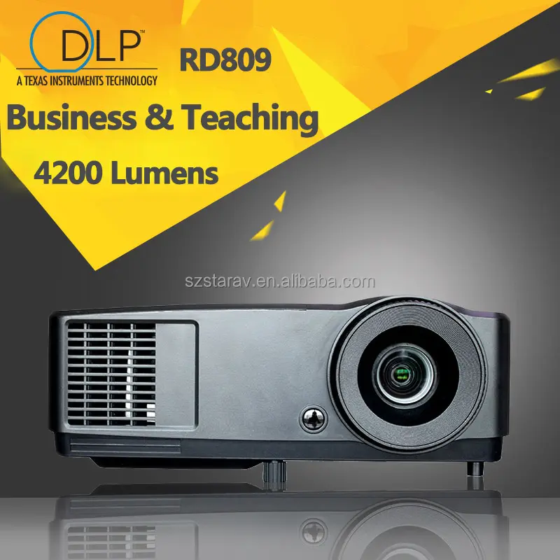 RD809 più venduto 4200 lumen doppio HDMI business home theater grande schermo educazione scolastica presentazione proiettore multimediale