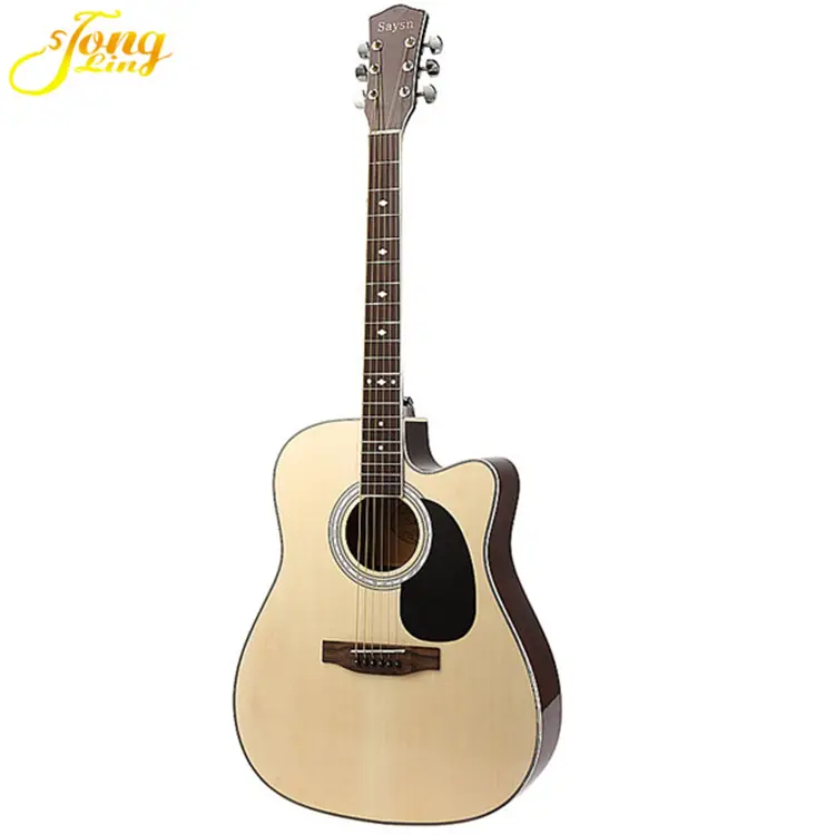 Bán Đàn Guitar Acoustic Gỗ Nguyên Khối Thủ Công Chất Lượng Giá Rẻ Tại Trung Quốc