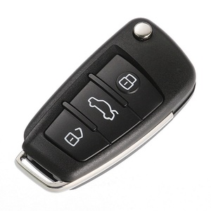 Auto <strong>3</strong> <strong>Button</strong> Remote folding Flip Car <strong>Key</strong> for Learning <strong>Code</strong> <strong>Fixed</strong> <strong>Code</strong> Remote Control Duplicator AG-K007 - Product Image 2