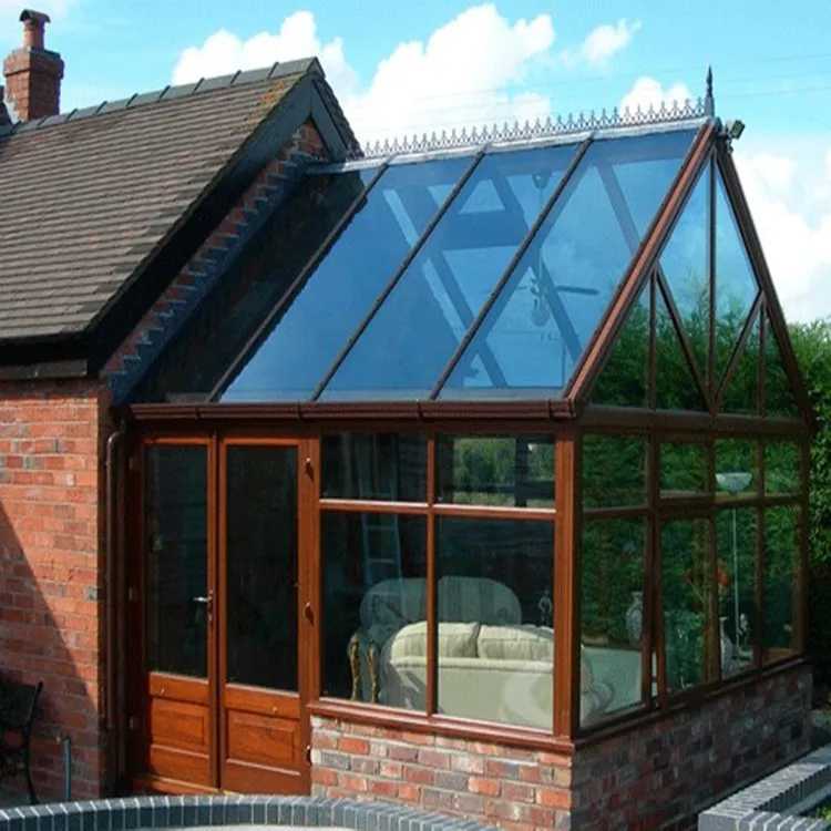 Tùy Chỉnh Nhôm Sunroom Roof Panels Giá Solarium Sun Phòng Kính Vườn Phòng Kính Ngoài Trời