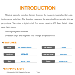 Keyes tudio Hall Magnetisches Induktion sensor modul für Arduino für Micro bit