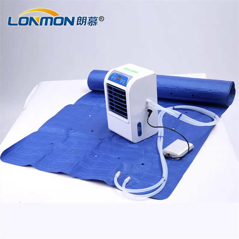 Aria condizionata raffreddata ad acqua del materasso del PVC di LONMON per l'estate raffreddano il materasso del dispositivo di raffreddamento di aria di cc 160*140cm di 12V