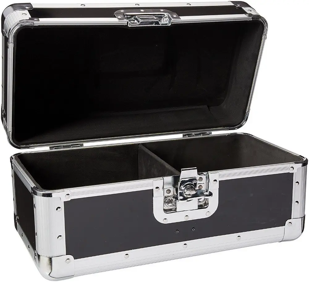 Silber Aluminium 120 7 Zoll Schallplatten Aufbewahrung koffer Scheiben Transport box