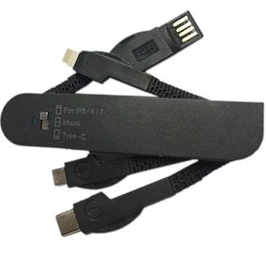 Cáp Sạc Usb Dao Quân Đội Thụy Sĩ Cáp Sạc Usb 3 Trong 1 Đa Năng Với Loại C - Product Image 2