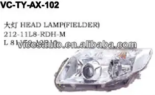 Lampe frontale pour Toyota Axio/Fielder 06 VICCSAUTO