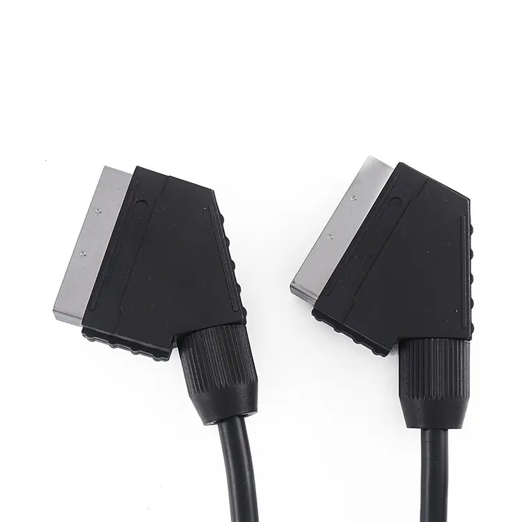 High quality 21-pin scart to coaxial adapter cable