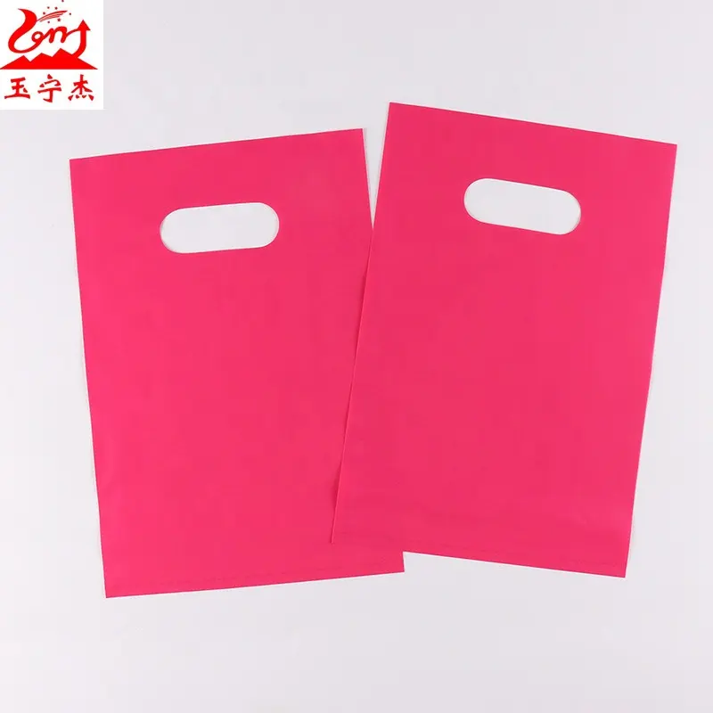 Cina produzione di sacchetti di plastica stampati con manico/plastica abs, borsa con manico in plastica di alta qualità