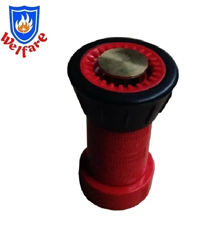 1.5 polegadas 1 1/2 inch red PVC de alto impacto Poli carbonato de Combate A Incêndio Mangueira bico ajustável