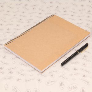 Custom All Size A6 A7 Kraft Paper Printed Pocket Sketchbook Journal Student Note Book <strong>Memo</strong> <strong>Notepad</strong> Retro Spiral Coil <strong>Notebook</strong> - Product Image 6