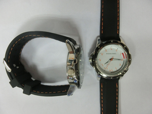 Arabic Anticlockwise <strong>Watch</strong> Luminous Orange Number Dial Silicone Men Backwards <strong>Watch</strong> - Product Image 6