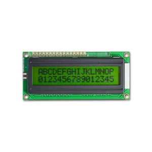 STN COB gelbgrün 16x2 1602 numerisches alpha numerisches Zeichen LCD-Modul Anzeige feld unterstützt verschiedene Schriftarten für Maschine - Product Image 1