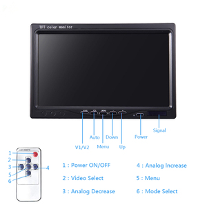 MONITOR de espejo para coche, pantalla de visión trasera TFT LCD HD de 7 pulgadas para estacionamiento, cámara de visión trasera inversa, Monitor automático - Product Image 3