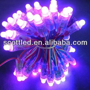 Programmierbare IP68 Rated WS2811 pixel knoten, 50pcs ein string,12mm led knoten