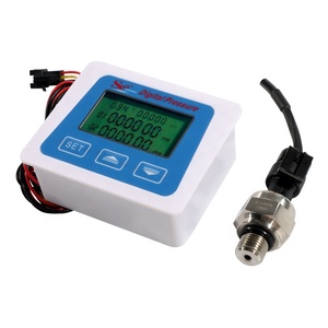 Medidor de presión DIGITAL mar pantalla LCD + sensor de presión + sensor de temperatura + adaptador de corriente - Product Image 1