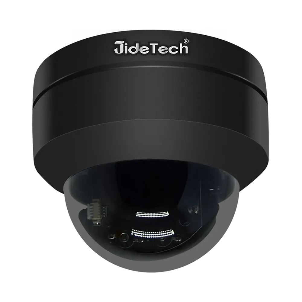 JideTech Alta Definição 265 POE 1080P 2MP Câmera IP 2 Megapixels Mini Dome PTZ Pan Tilt Dome CCTV Câmera de Segurança