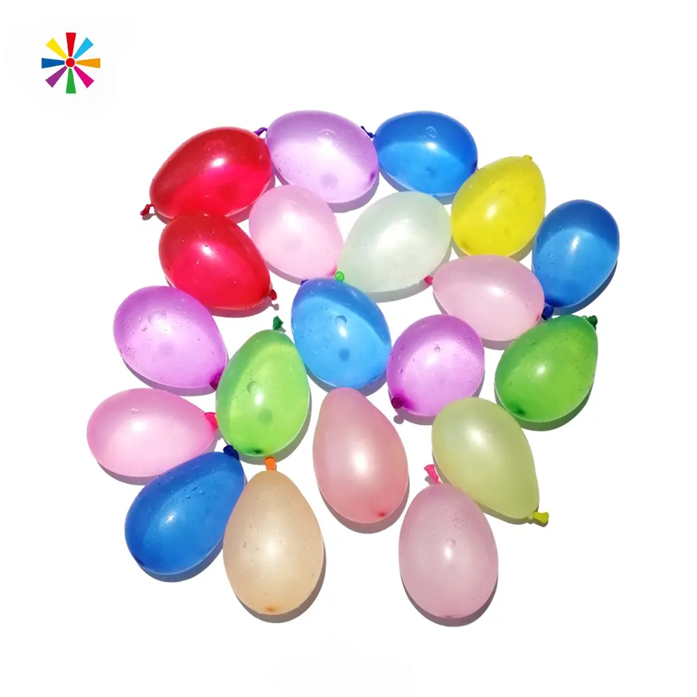 500pcs Günstige Verkauf Latex 3 inch Custom Blau Weiß Kinder Kleine Mini Floating Water Ballon Luftballons