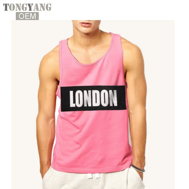 Tongjang — débardeur homme cintré, sportif, sans manches, décontracté, style vacances, t-shirt d'été, Singlet, musculation,