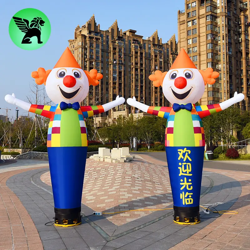 มือ Waving กิจกรรมส่งเสริมการขาย Inflatable Clown ที่กำหนดเอง Clown Inflatable สำหรับโฆษณา A4247