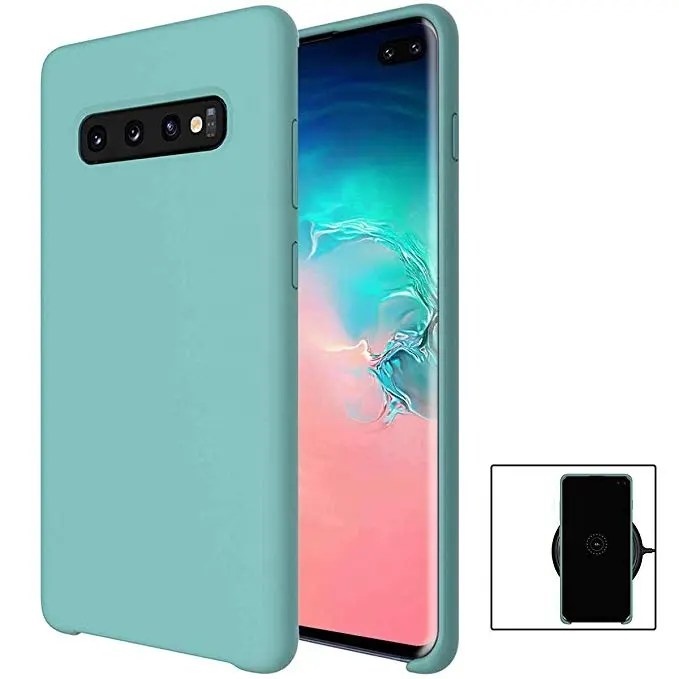 Funda de teléfono móvil con logotipo personalizado, silicona líquida, la más barata, para Samsung Galaxy S10, 2019