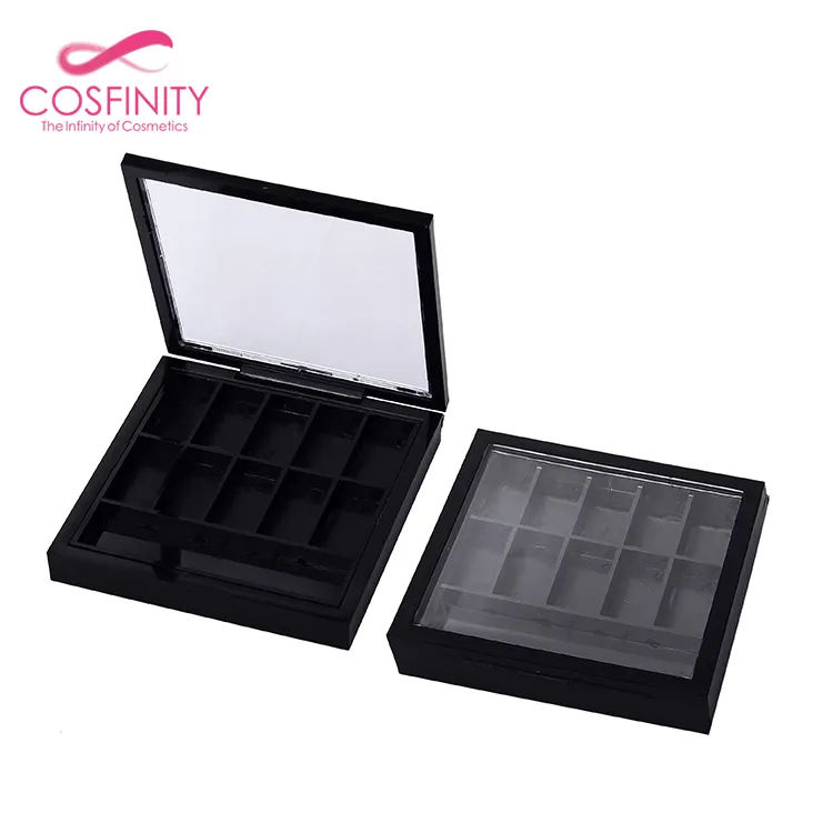 Piazza magnetic eyeshadow palette contenitore cheek fard di plastica vuota ombretto pallet