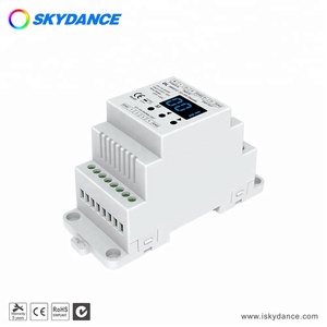 Sky dance 0-10V zu DMX Decoder DIN Rail Decoder 4 Kanal numerische Digital anzeige DMX Dimmer Konverter - Product Image 2