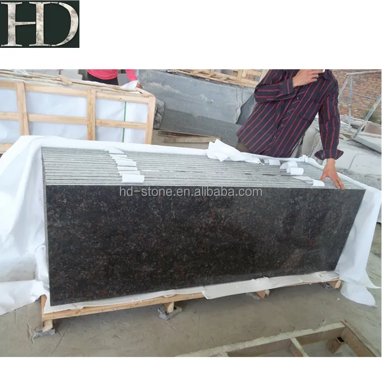 Foto di granito marrone chiaro naturale popolari controsoffitti in granito marrone marrone chiaro di alta qualità