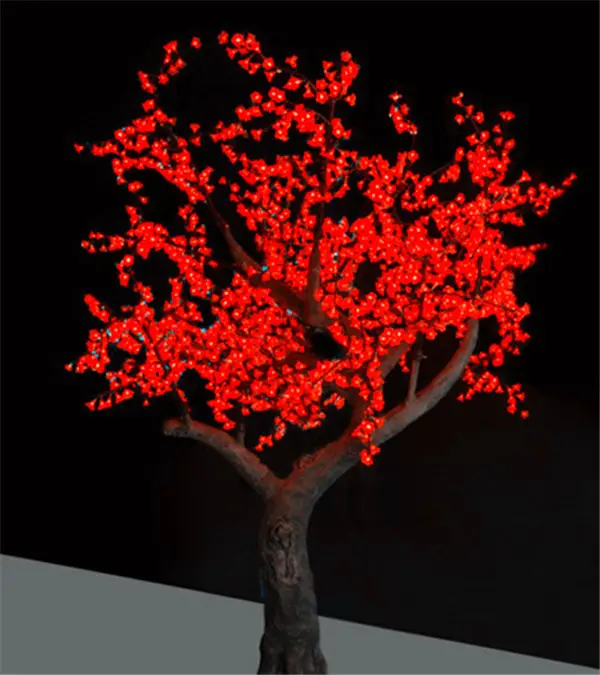 Arbre artificiel à LED avec fleurs de cerisier artificielles, vente en gros, nouveauté 2014