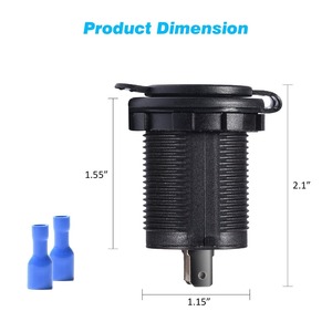 Adattatore a doppia presa per caricabatterie USB 12V supporto per telefono con uscita 4.2A tensione 12-24v