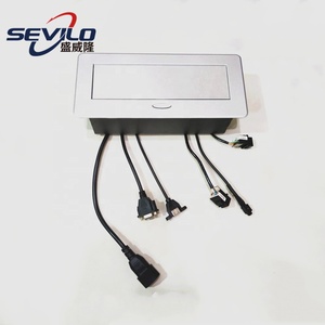 Toma de corriente eléctrica multifuncional oculta, enchufe de mesa, toma de corriente - Product Image 2