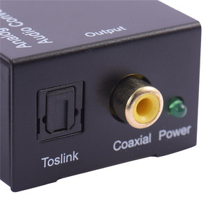 Convertidor de Audio Digital a analógico, adaptador óptico Coaxial, RCA, L/R, Toslink, convertidor de Audio analógico - Product Image 6