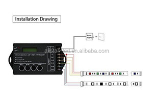 Programmier barer tc420 LED-Zeit regler 5 Kanäle gemeinsame Anode DC12/24V 5-Kanal-Ausgang 20A LED-Controller für Aquarien licht - Product Image 6