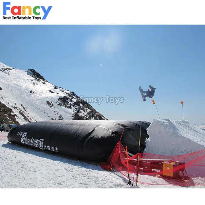 Fábrica preço! Airbag inflável pouso pad mtb/pequeno air bag salto/air bag snowboard à venda