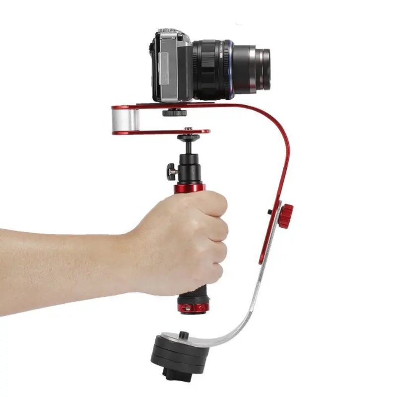 Accesorios de la cámara profesional arco de estabilizador de vídeo Digital Steadicam para DSLR ILDC DV videocámara Cámara de Acción teléfono