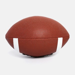 Son tasarım kompozit deri şişme makine dikişli eğitim amerikan futbolu Rugby topu - Product Image 3